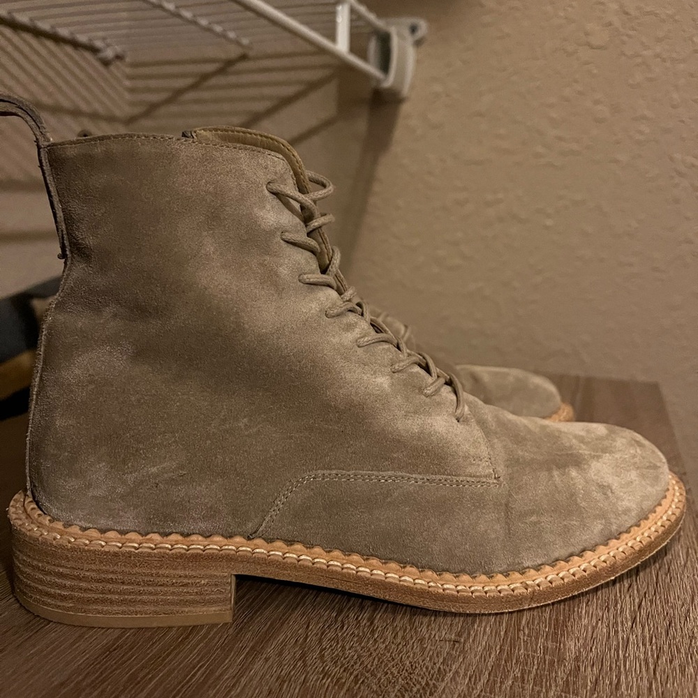 Vince Cabria Lace Up Boots